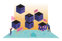 پیش‌نمایش فایل people-using-blockchain-services-5373984 از پک سیستم بلاکچین