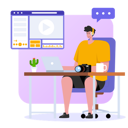 پیش‌نمایش فایل man-editing-video-5374017 از پک تولید محتوا و تأثیرگذاری در شبکه‌های اجتماعی