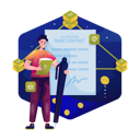 پیش‌نمایش فایل blockchain-smart-contract-5379589 از پک بلاکچین