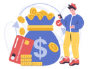 پیش‌نمایش فایل card-payment-cashback-5380386 از پک نئوبانک (بانک‌داری نوین)