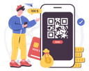 پیش‌نمایش فایل easy-payment-via-qr-code-scanning-5380388 از پک نئوبانک (بانک‌داری نوین)
