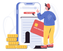 پیش‌نمایش فایل paying-credit-card-bill-5380394 از پک نئوبانک (بانک‌داری نوین)