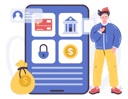 پیش‌نمایش فایل setting-up-neo-bank-account-5380377 از پک نئوبانک (بانک‌داری نوین)