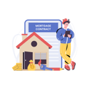 پیش‌نمایش فایل mortgage-contract-5380348 از پک تأمین مالی و سرمایه‌گذاری