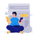 پیش‌نمایش فایل calculate-profit-5561203 از پک کسب‌وکار سرمایه‌گذاری مالی