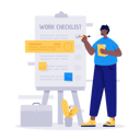 پیش‌نمایش فایل work-checklist-5560591 از پک فعالیت‌های اداری