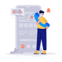 پیش‌نمایش فایل boy-calling-emergency-doctor-call-service-5589888 از پک پزشکی آنلاین