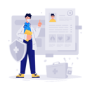 پیش‌نمایش فایل doctor-providing-medical-lab-report-5589889 از پک پزشکی آنلاین