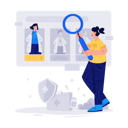پیش‌نمایش فایل girl-finding-a-doctor-online-5589899 از پک پزشکی آنلاین