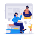 پیش‌نمایش فایل girl-attending-online-class-5651134 از پک آموزش الکترونیک و دوره‌ها