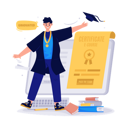 پیش‌نمایش فایل online-graduation-certificate-5651144 از پک آموزش الکترونیک و دوره‌ها