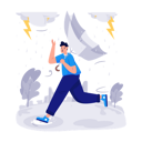 پیش‌نمایش فایل afraid-man-running-while-thunderstorm-coming-5705948 از پک فصل‌ها و آب‌وهوا
