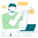 پیش‌نمایش فایل man-drinking-coffee-while-working-5691498 از پک فرهنگ قهوه