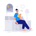 پیش‌نمایش فایل woman-sitting-on-armchair-while-reading-book-5705894 از پک فعالیت‌های روزمره