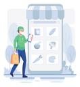 پیش‌نمایش فایل male-delivery-executive-delivering-food-ordered-online-5776704 از پک تحویل غذا