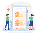 پیش‌نمایش فایل couple-finding-house-for-rent-5776739 از پک اجاره خانه آنلاین