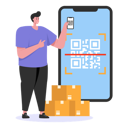 پیش‌نمایش فایل man-paying-via-qr-code-payment-5796100 از پک خرید حضوری و خرده‌فروشی