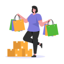 پیش‌نمایش فایل woman-doing-shopping-5796105 از پک خرید حضوری و خرده‌فروشی