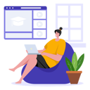 پیش‌نمایش فایل girl-getting-online-education-degree-5796179 از پک خودآموزی