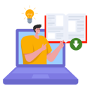 پیش‌نمایش فایل man-getting-idea-by-reading-from-e-book-5796178 از پک خودآموزی