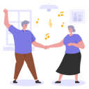 پیش‌نمایش فایل elder-couple-dancing-together-5796191 از پک زندگی سالمندان