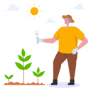پیش‌نمایش فایل elder-farmer-doing-crop-weeding-5796192 از پک زندگی سالمندان