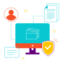 پیش‌نمایش فایل data-protection-5795990 از پک فرآیند خوش‌آمدگویی