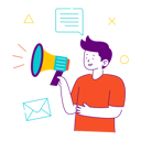 پیش‌نمایش فایل man-doing-marketing-5795997 از پک فرآیند خوش‌آمدگویی