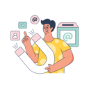 پیش‌نمایش فایل e-mail-marketing-5854233 از پک کسب و کار