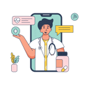 پیش‌نمایش فایل online-consultancy-with-doctor-5854367 از پک پزشکی و مراقبت‌های بهداشتی