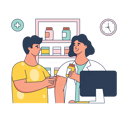 پیش‌نمایش فایل pharmacy-worker-giving-medicine-to-man-5854369 از پک پزشکی و مراقبت‌های بهداشتی