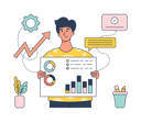 پیش‌نمایش فایل man-working-on-analysis-report-5854377 از پک بهره‌وری و کار
