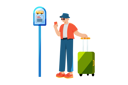 پیش‌نمایش فایل male-tourist-waiting-at-the-bus-stop-6210279 از پک سفر