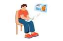 پیش‌نمایش فایل man-booking-travel-tickets-online-6210274 از پک سفر