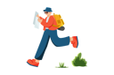 پیش‌نمایش فایل solo-traveler-running-towards-tourist-spot-using-map-6210276 از پک سفر
