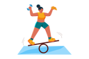پیش‌نمایش فایل balanced-between-junk-food-and-workout-6210503 از پک زندگی سالم
