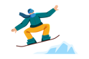پیش‌نمایش فایل man-enjoy-ice-snowboarding-6210642 از پک ورزش
