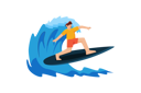 پیش‌نمایش فایل man-surfing-in-sea-6210638 از پک ورزش
