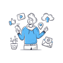 پیش‌نمایش فایل social-guy-6263477 از پک ارتباطات