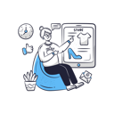 پیش‌نمایش فایل online-shopping-store-6263502 از پک فروش اینترنتی