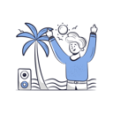 پیش‌نمایش فایل beach-party-6263538 از پک تفریح و سرگرمی