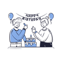 پیش‌نمایش فایل couple-celebrating-birthday-6263533 از پک تفریح و سرگرمی