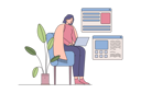 پیش‌نمایش فایل woman-working-on-laptop-6276013 از پک فعالیت آنلاین