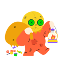 پیش‌نمایش فایل candy-thief-6372731 از پک هالووین