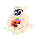 پیش‌نمایش فایل mummy-with-candies-6372744 از پک هالووین