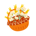 پیش‌نمایش فایل flower-basket-6889800 از پک روز شکرگزاری
