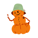 پیش‌نمایش فایل pumpkin-man-6889807 از پک روز شکرگزاری