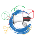 پیش‌نمایش فایل sharing-and-video-marketing-concept-with-loud-speaker-image-1876586 از پک عکس