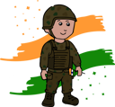 پیش‌نمایش فایل army-soldier-holding-tiranga-2024495 از پک روز جمهوری