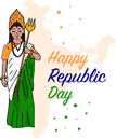 پیش‌نمایش فایل bharat-mata-holding-trishul-background-of-indian-map-2024480 از پک روز جمهوری